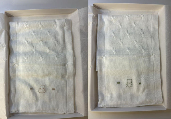 Copertina bianca a fantasia
