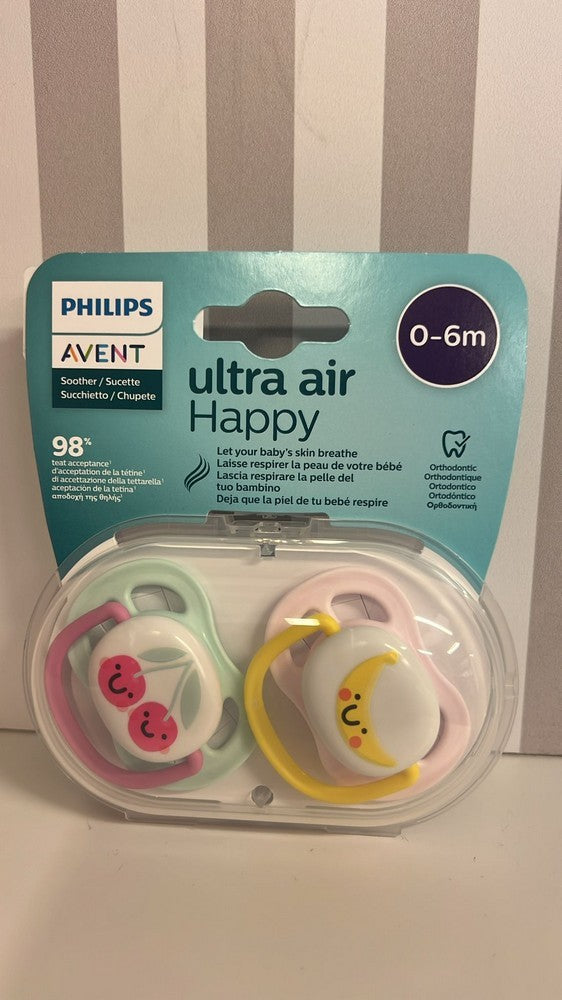 2 succhietti ultra air 0-6 m Avent