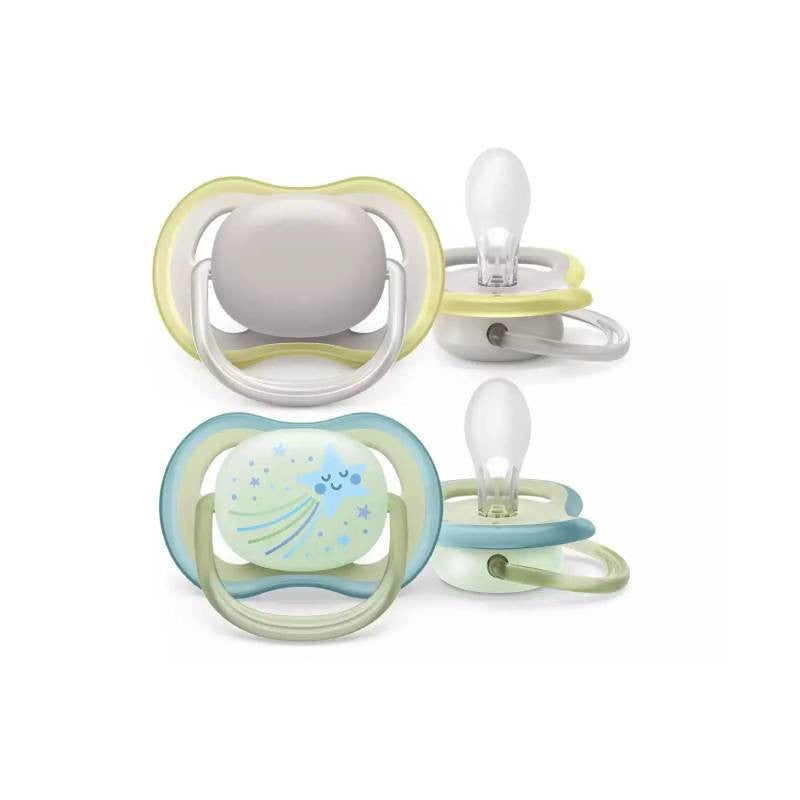 2 succhietti ultra air 0-6m dayenight Avent