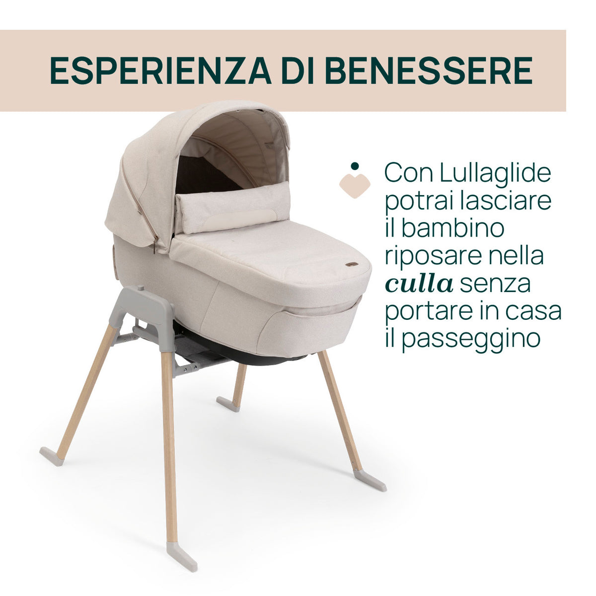 Stand lullaglide natural Chicco