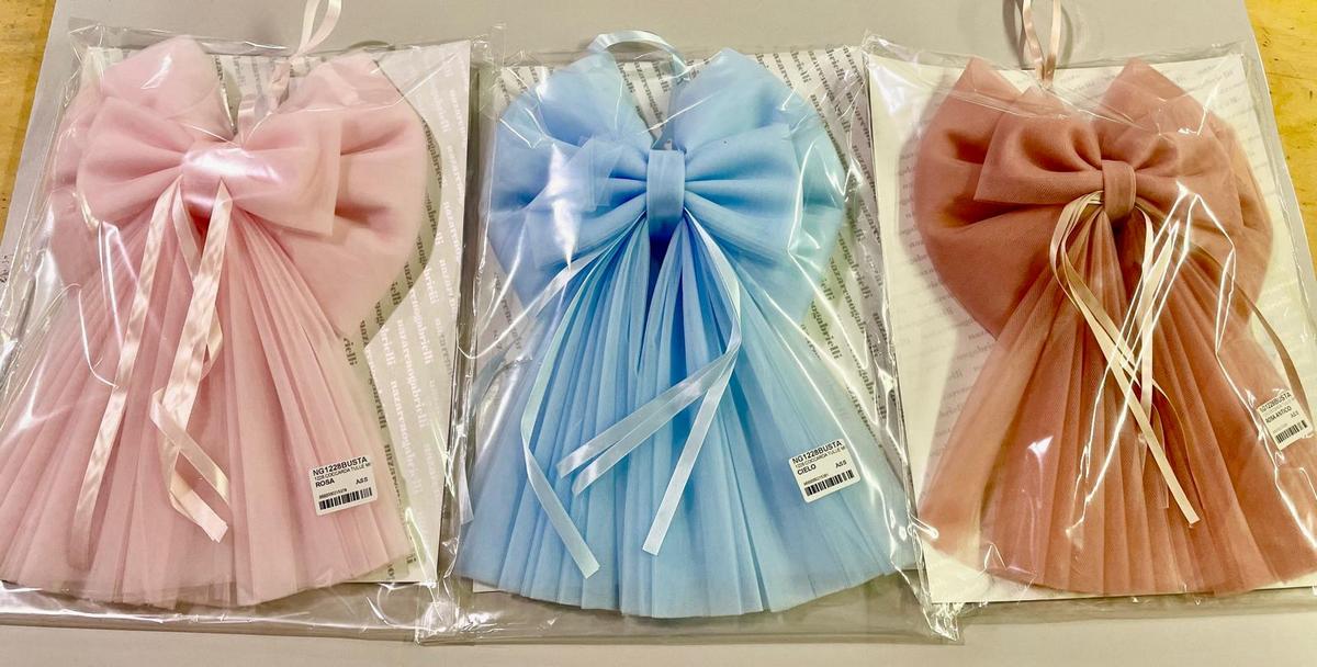 Coccarda nascita tulle
