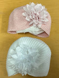 Cappellino maxi fiore ricamato
