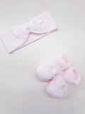 Set scarpine e fascetta in cotone
