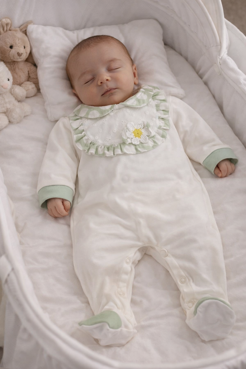 Tutina in cotone margheritine