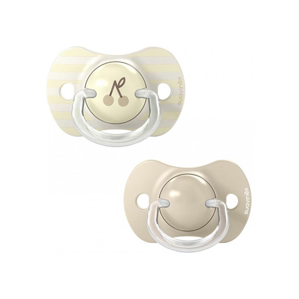Birdies Succhietto Tettarella Simmetrica SX Pro 18+ Mesi Colore Beige 2 Pezzi Suavinex