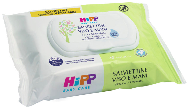 Salviettine viso e mani pz.20 HiPP