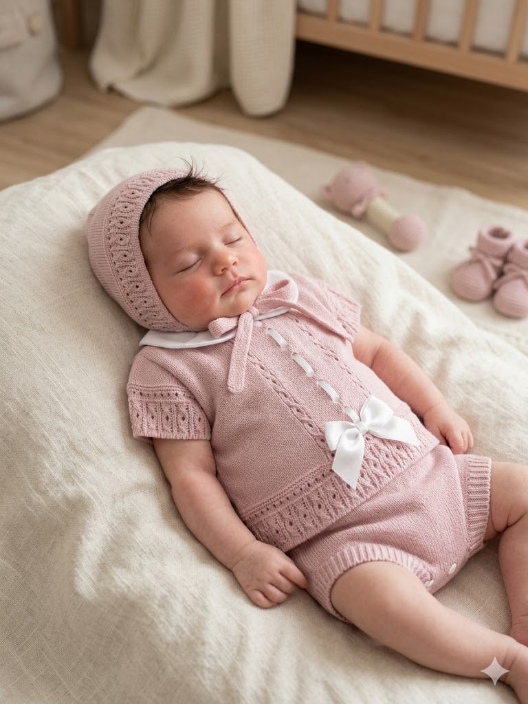 Completino due pezzi e cappellino estivo