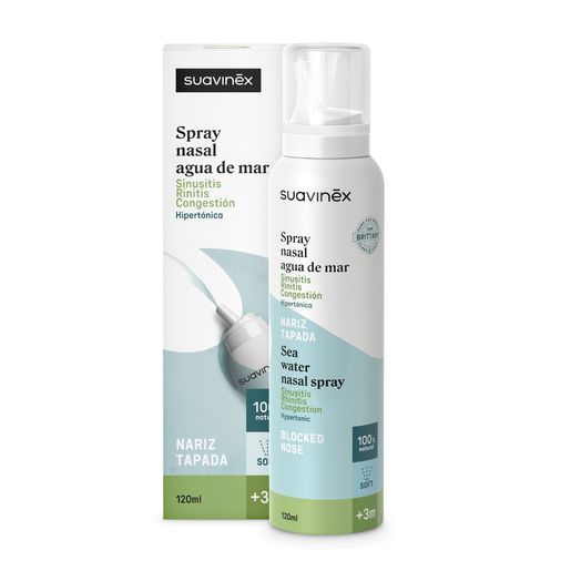 Spray nasale ipertonico +3m 120ml Suavinex