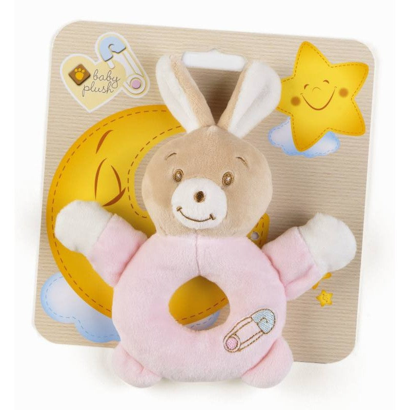 Babycare Coniglietta Anello Sonaglino -14 Cm. di Plush-Company