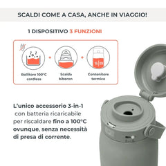 Bollitore e scalda latte portatile Hot'n'Go - 1190 Nuvita