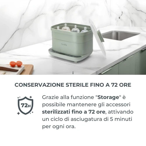Sterilizzatore con asciugatura 2 in 1 SteriDry - 1088 Nuvita
