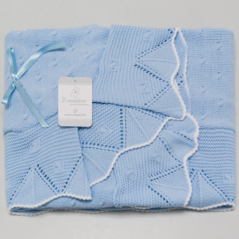 Coperta culla misto lana