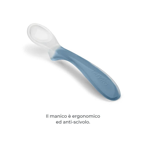 Set di 2 cucchiai in silicone - Easy Eating 8480 Nuvita