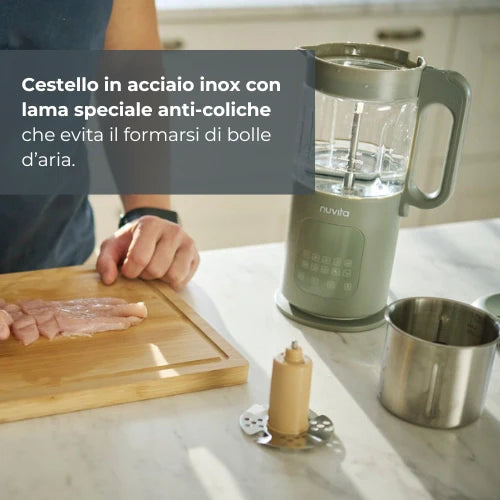 Cuocipappa multifunzione 7 in 1 Magic Pappa con Ricettario Nuvita Chef - 1967 Nuvita