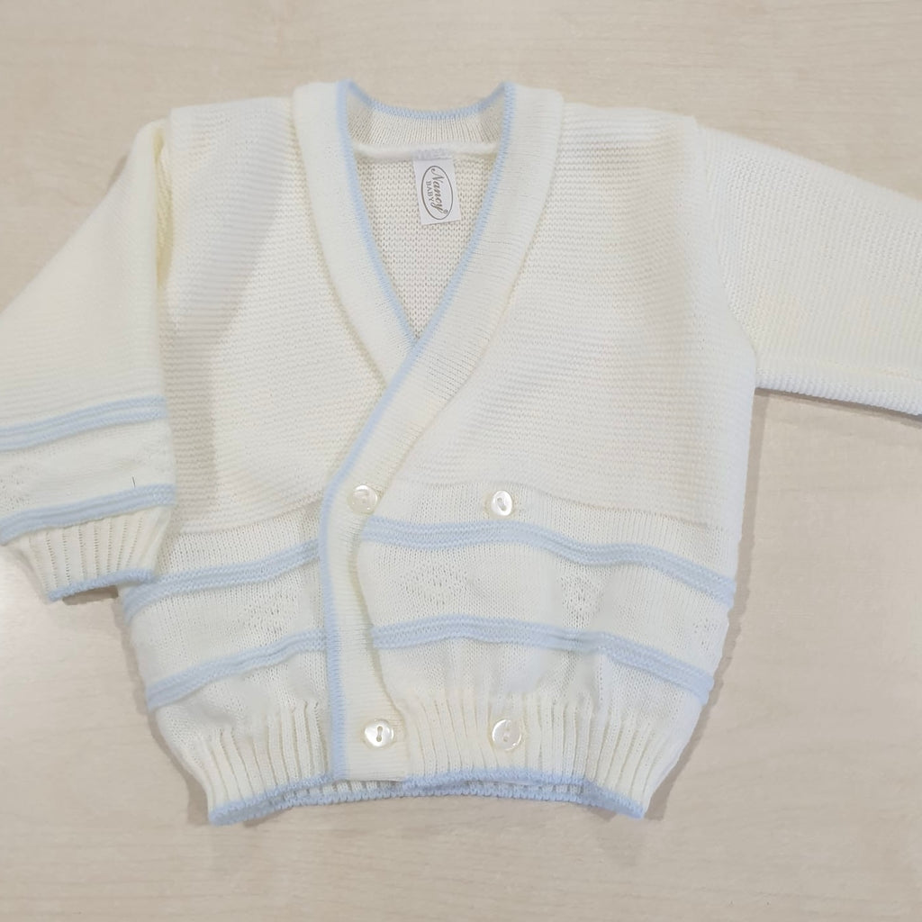 Incrociatino in misto lana per neonato