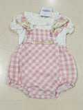 Salopette con maglia in cotone
