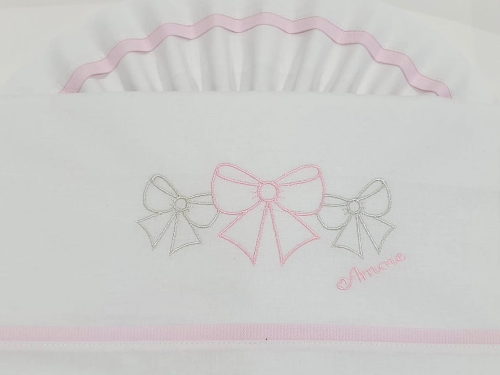 Set lenzuolino fiocchetti