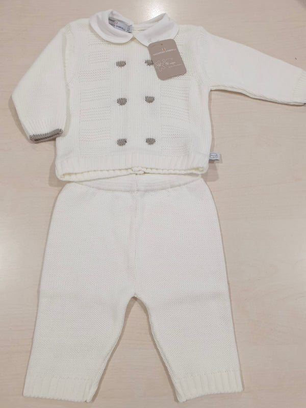 Completino 2 pz in maglia calda