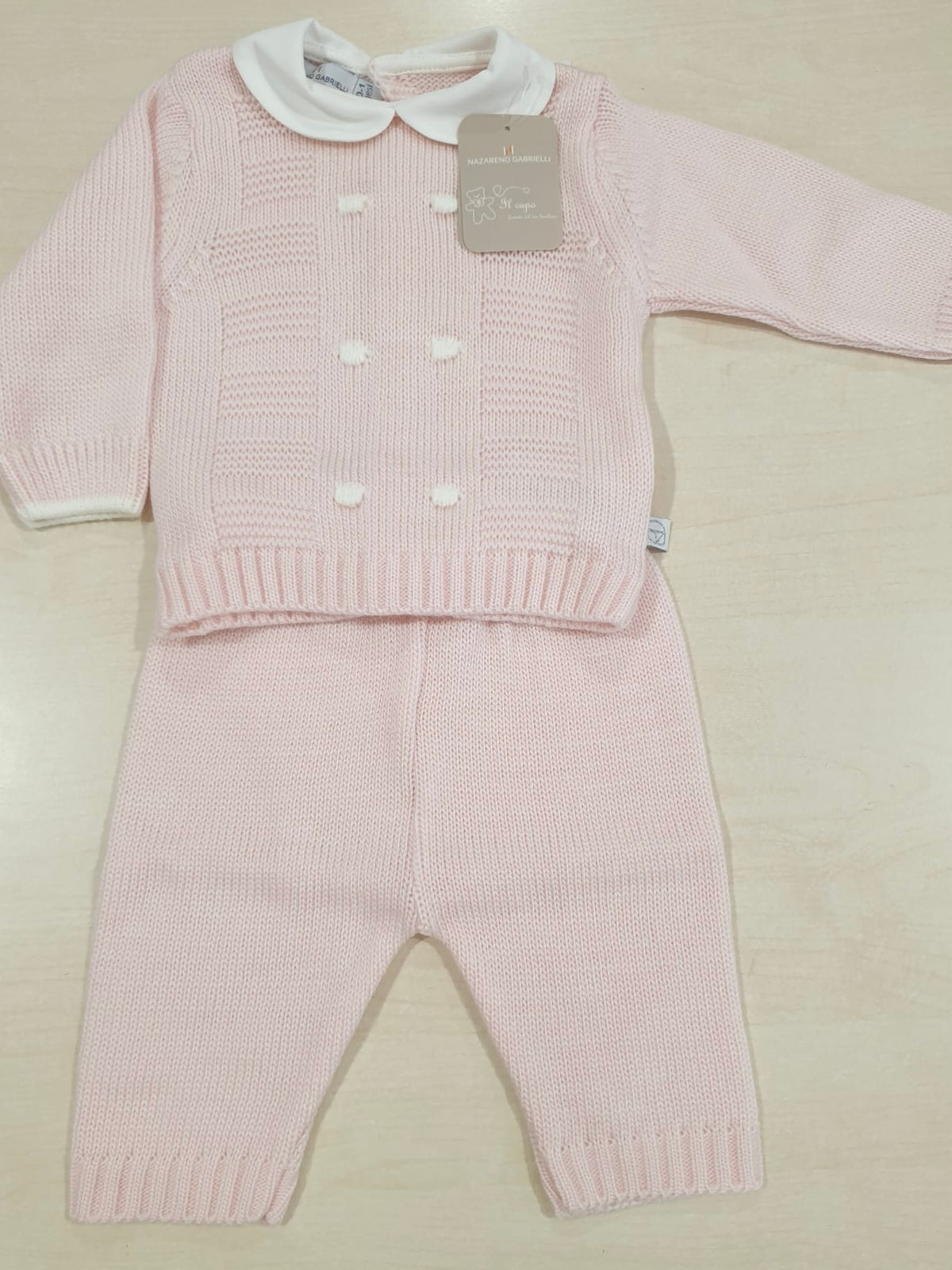 Completino 2 pz in maglia calda
