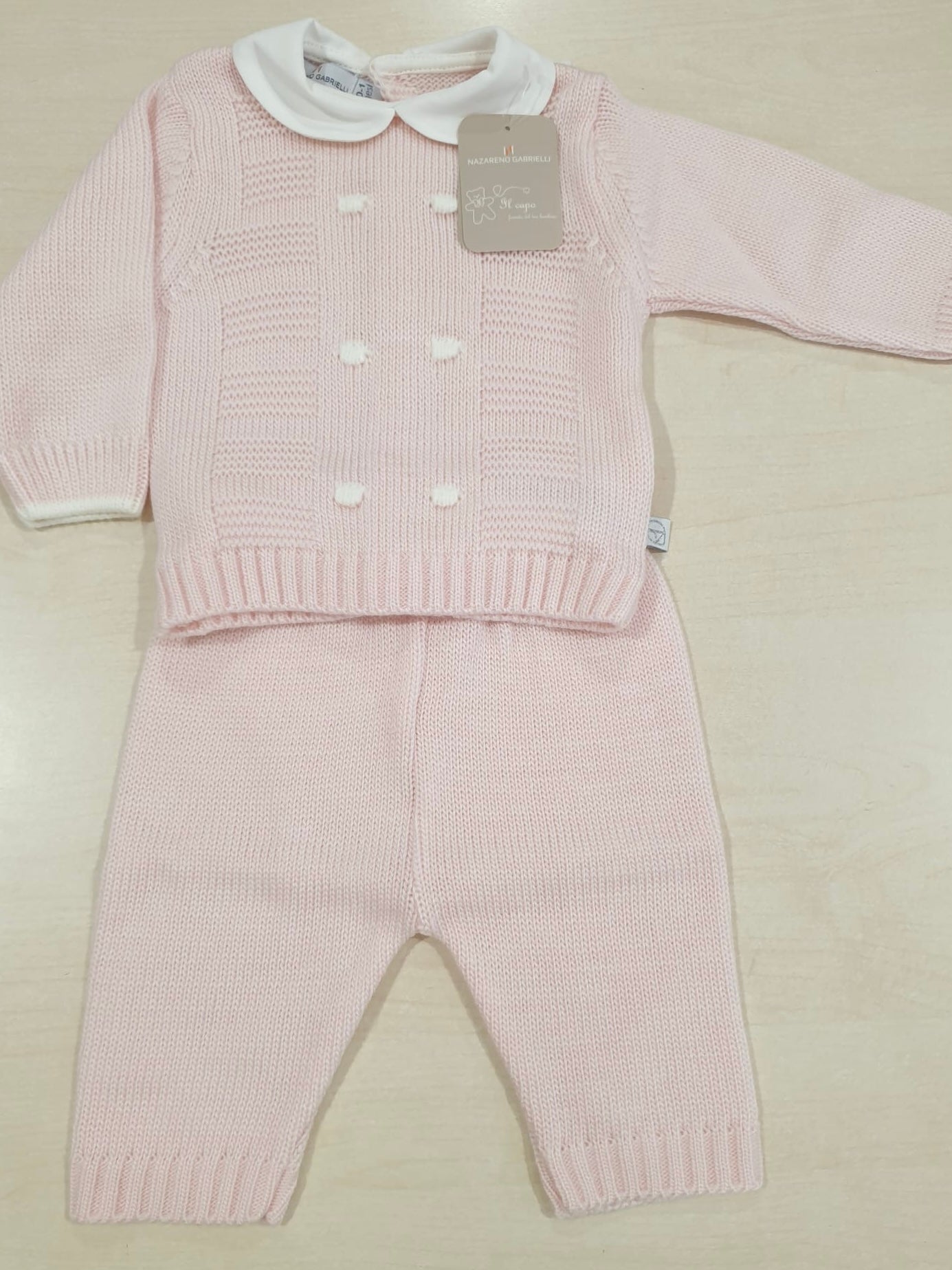 Completino 2 pz in maglia calda