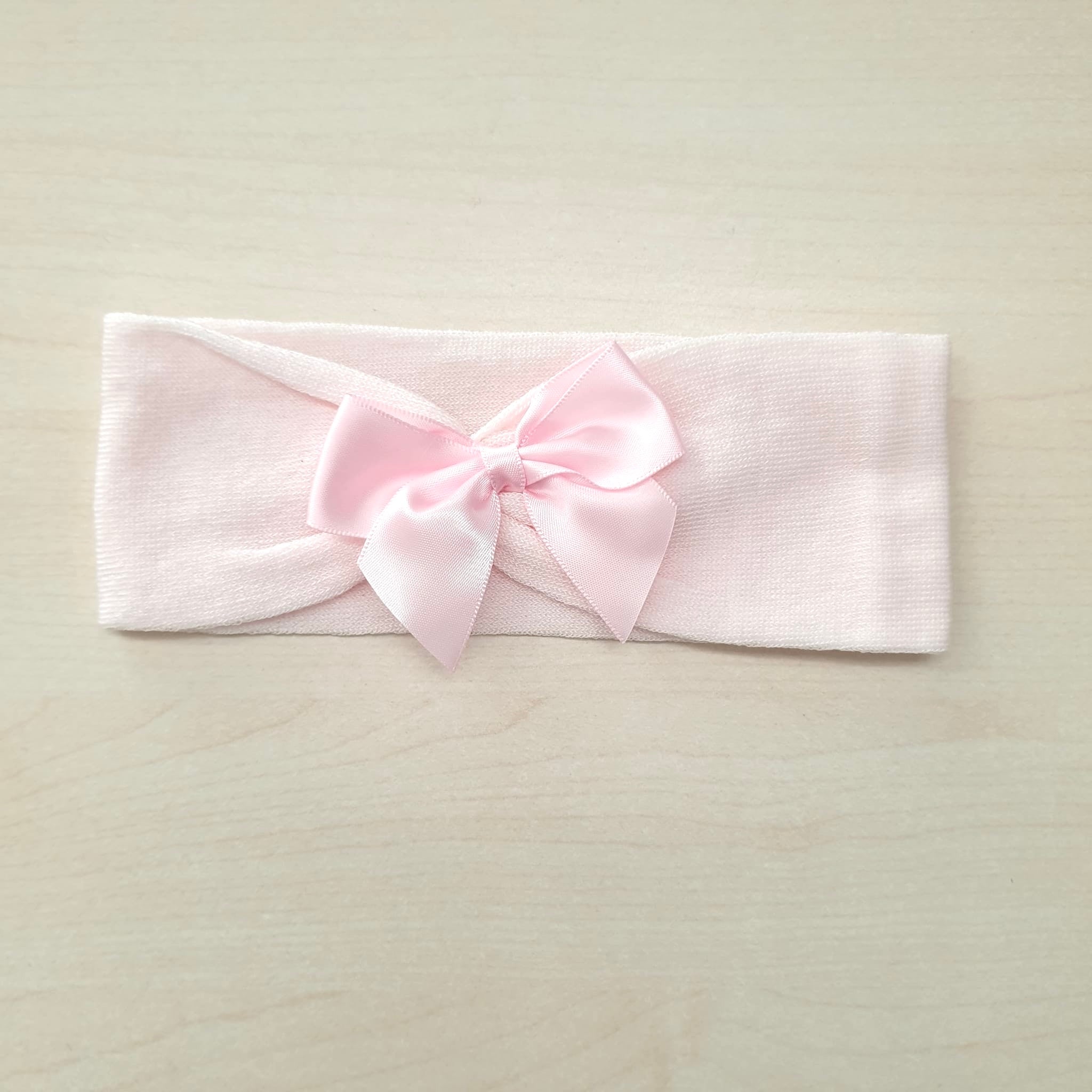Fascetta in cotone fiocco in raso