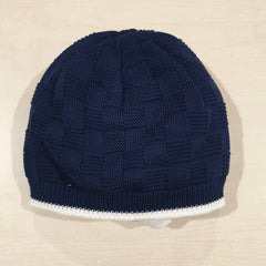 Cappellino in maglina ricamato