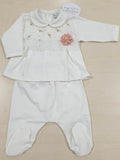 Completino due pezzi in cotone tema Alba