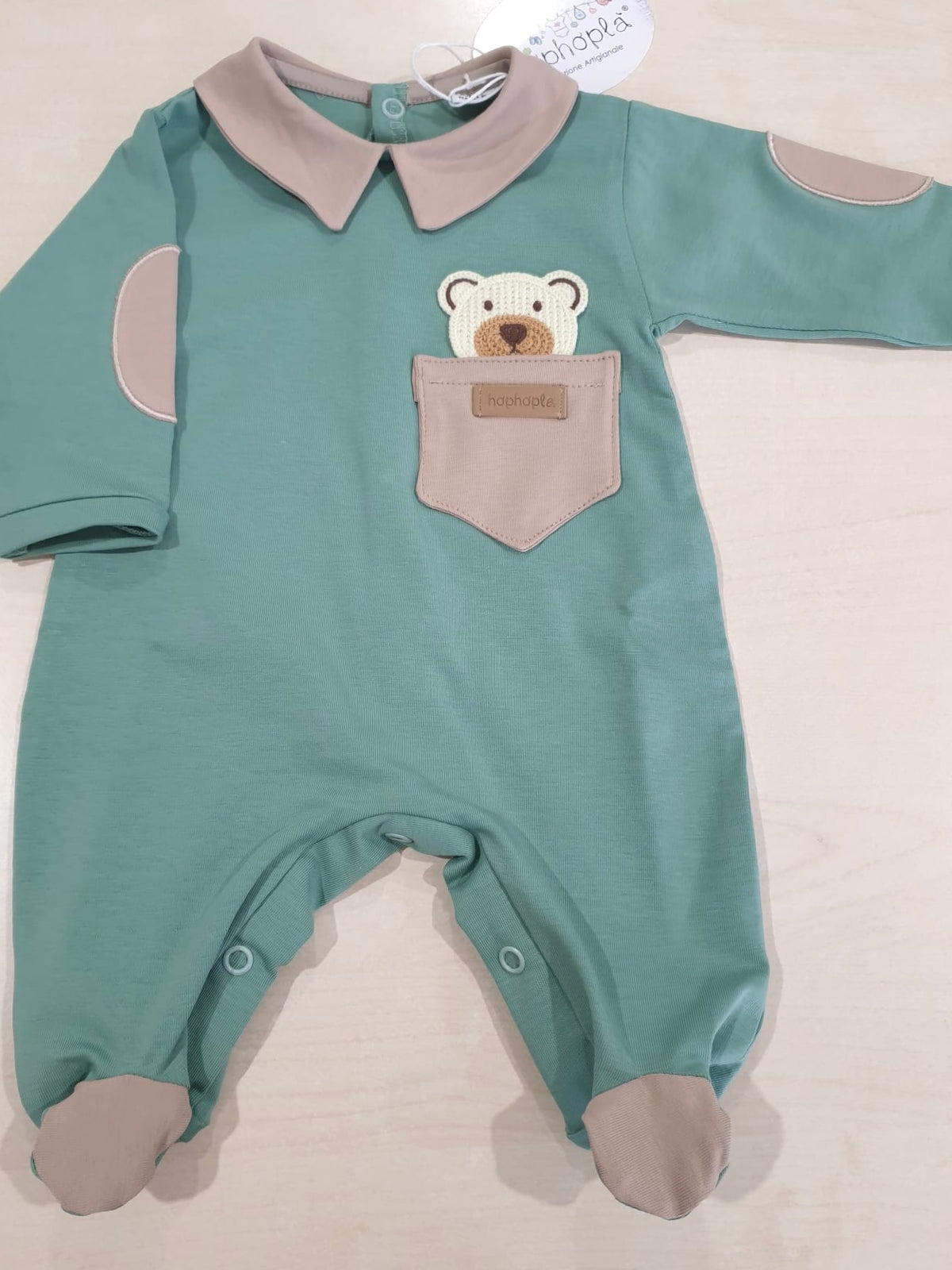 Tutina in cotone tema Dino