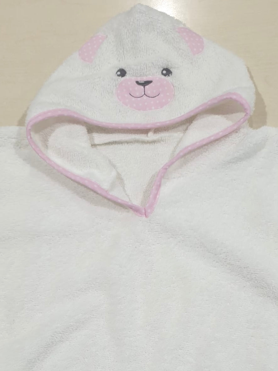 Poncho da neonato in spugna