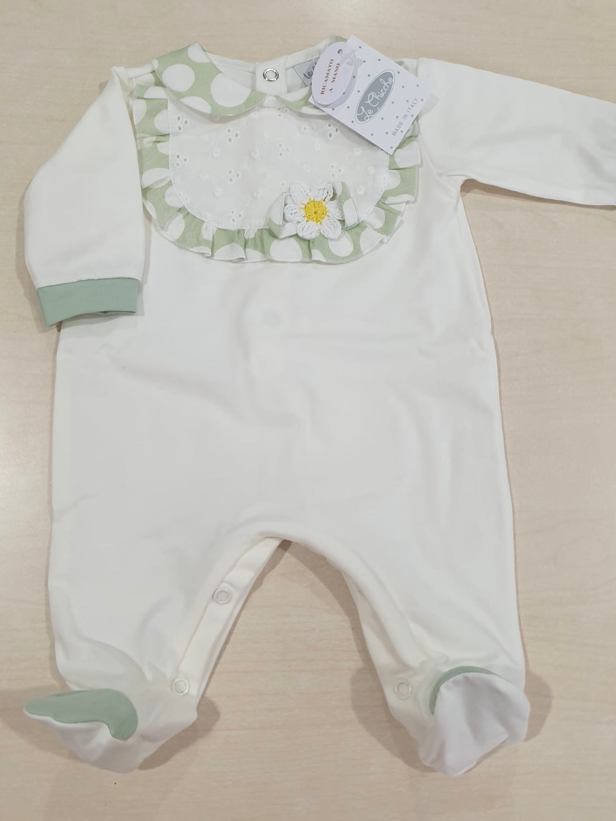 Tutina in cotone margheritine