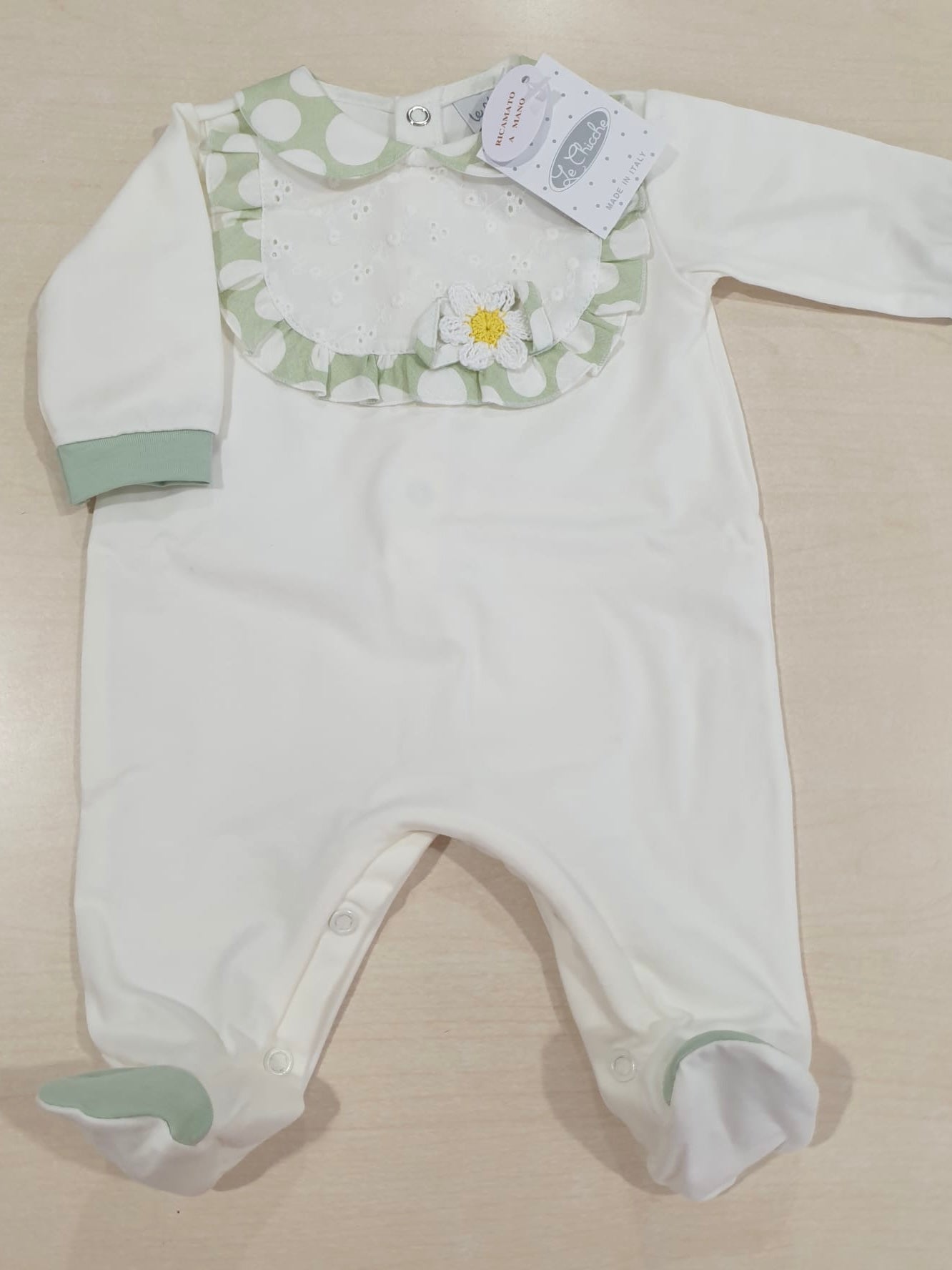 Tutina in cotone margheritine