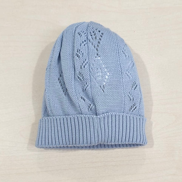 Cappellino in filo di scozia neonato