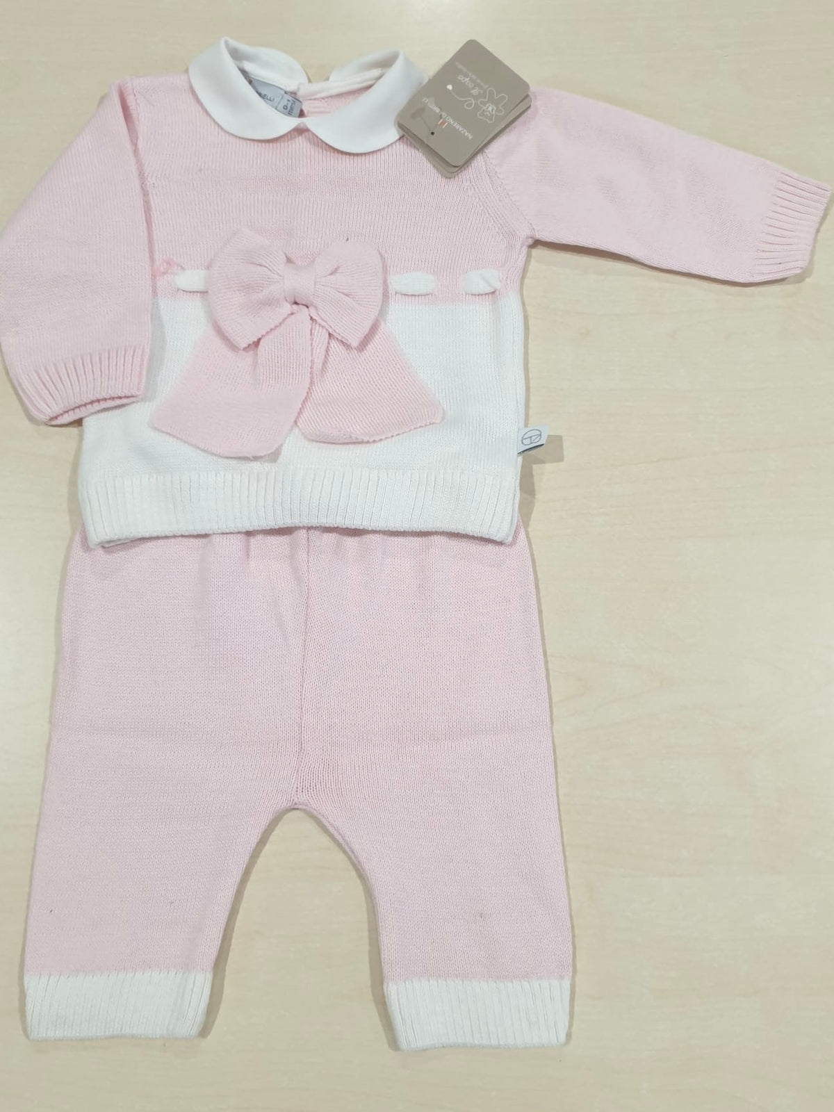 Completino 2 pezzi maxi fiocco