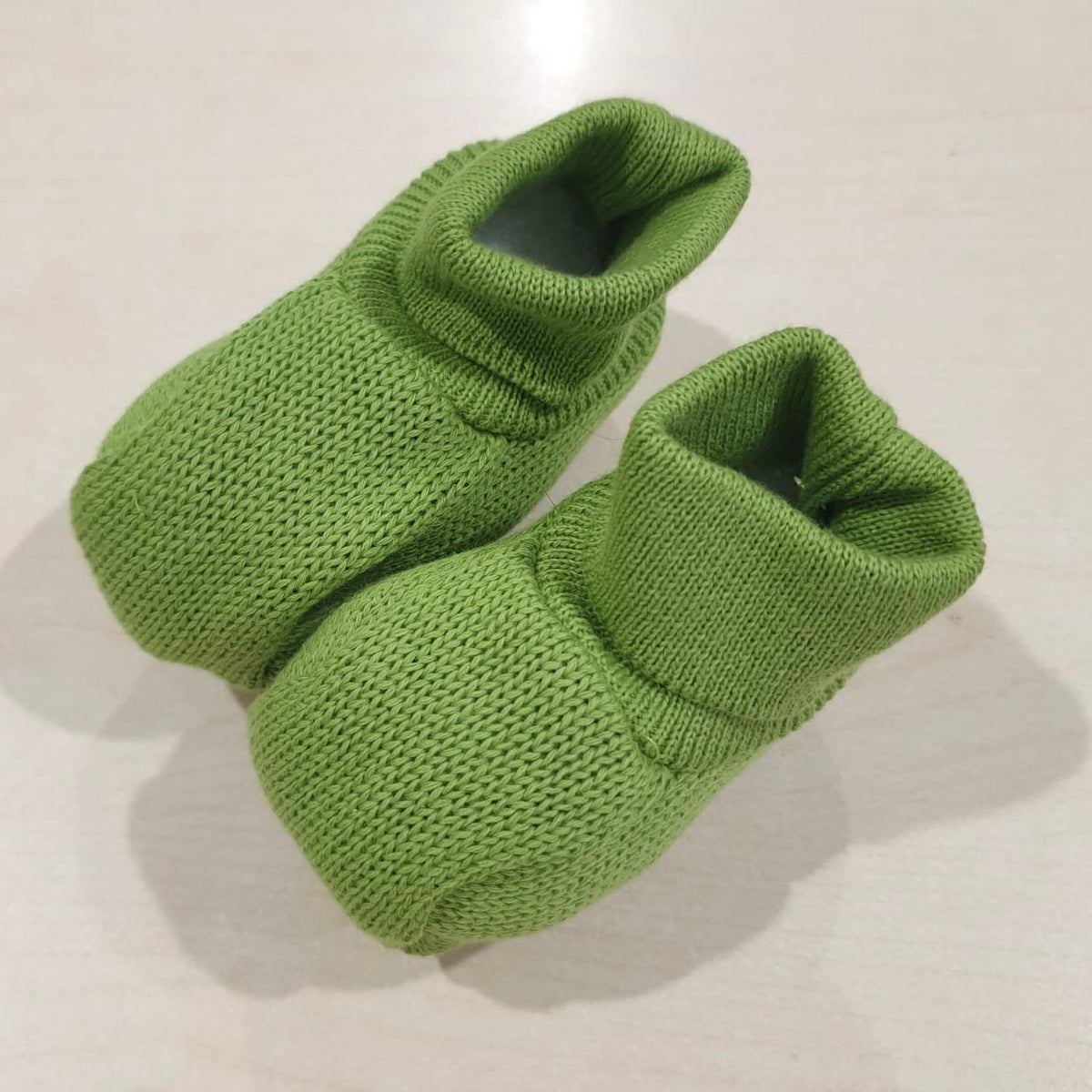 Coordinato in filo verde