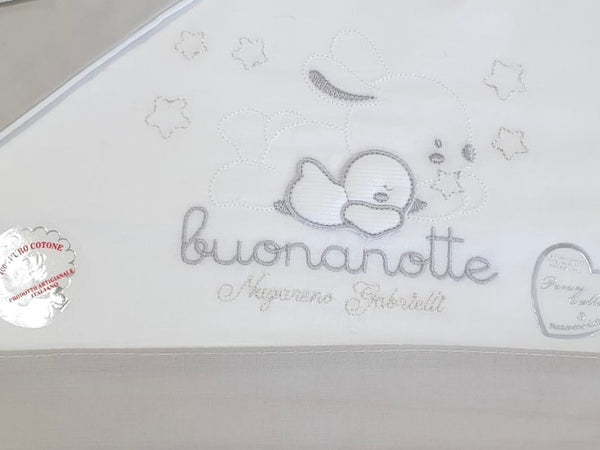 Lenzuolino per culletta next to me buonanotte