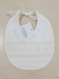 Bavetta in cotone ricami