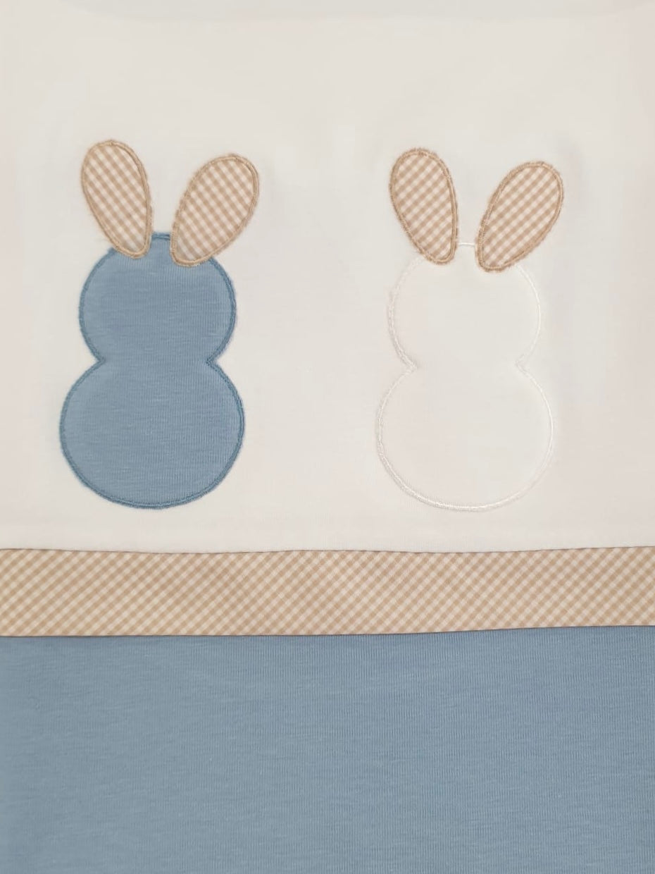Copertina in cotone coniglietti per neonato