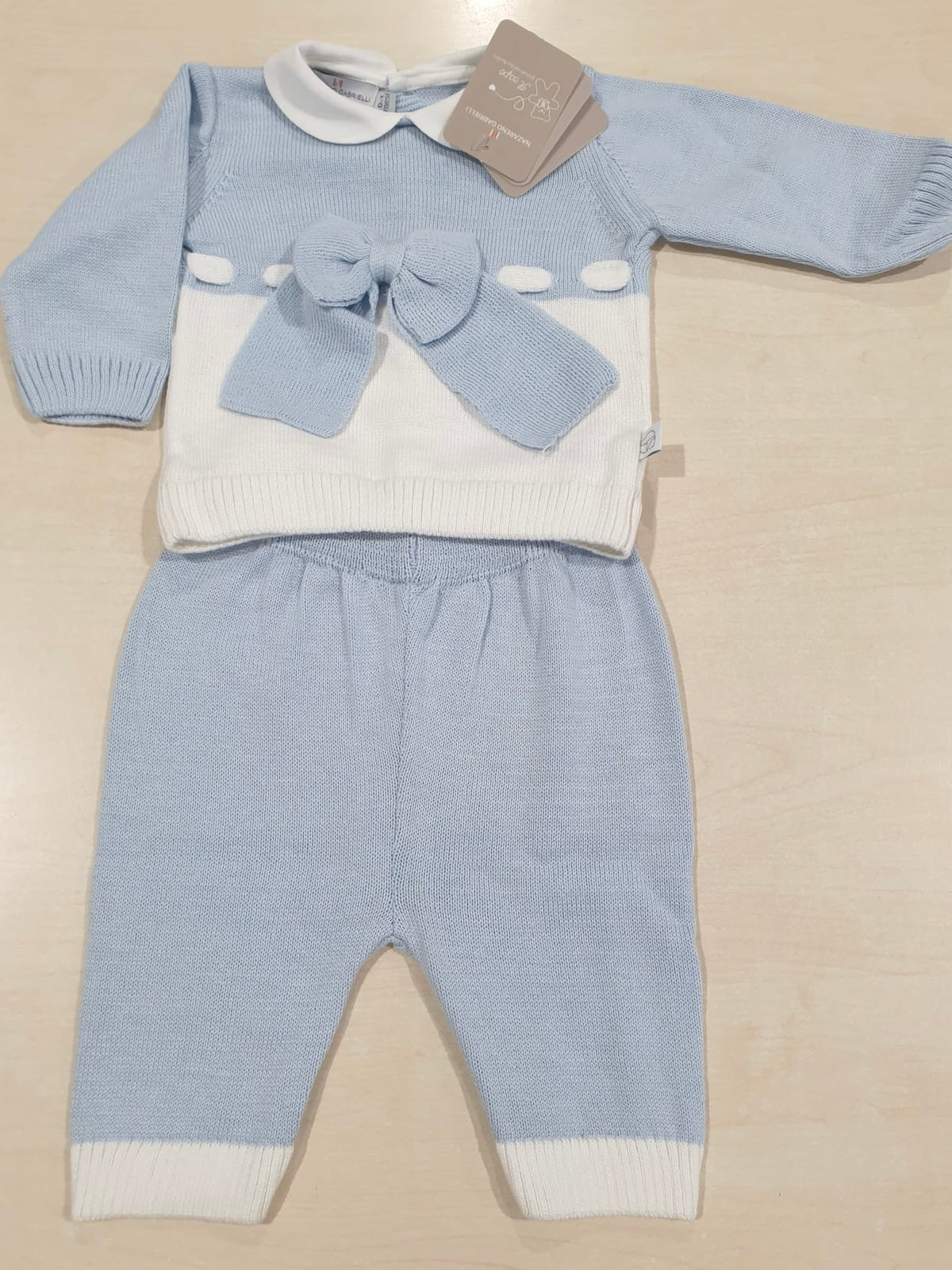 Completino 2 pezzi maxi fiocco