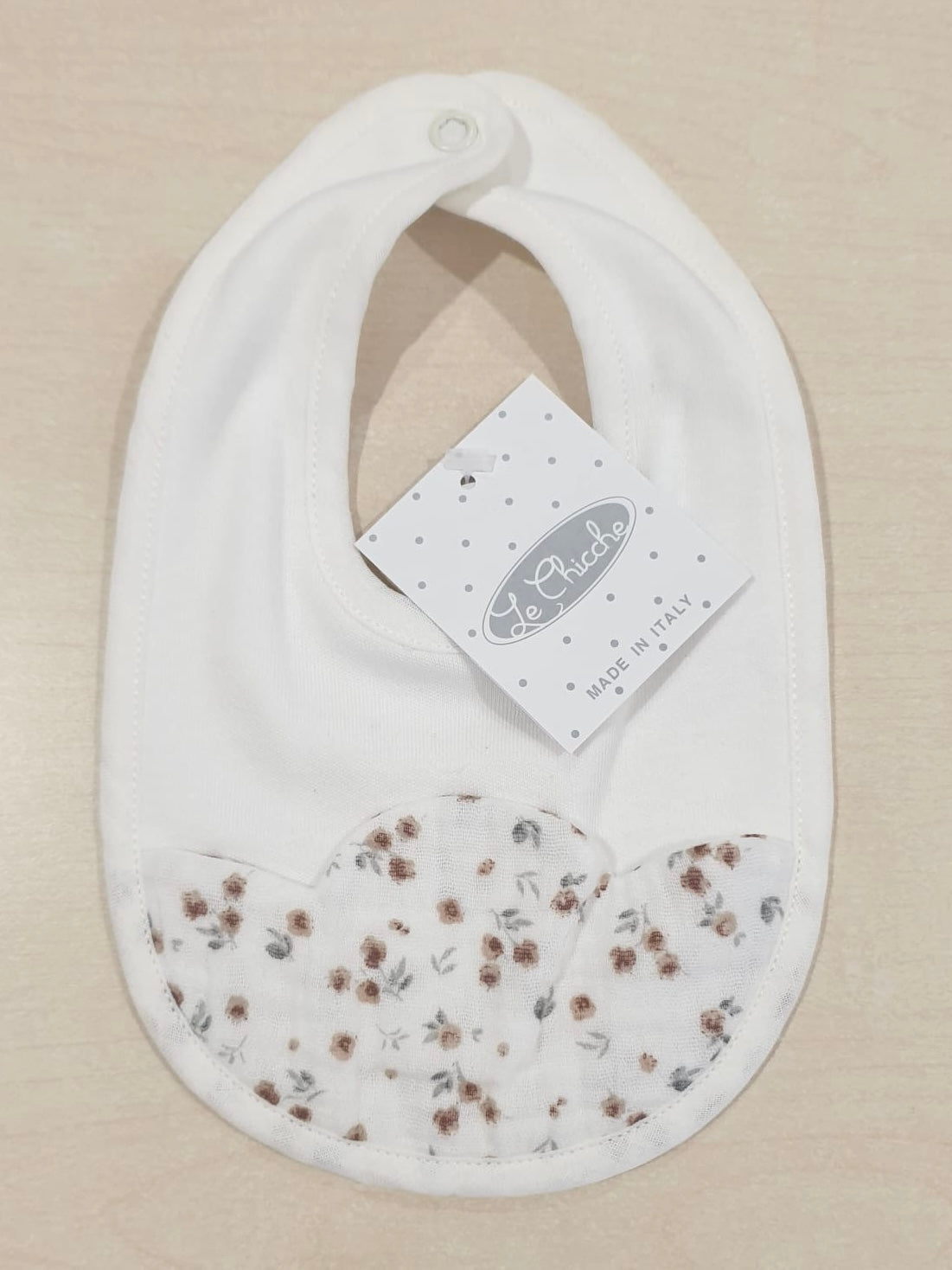Bavetta in cotone interlock neonata