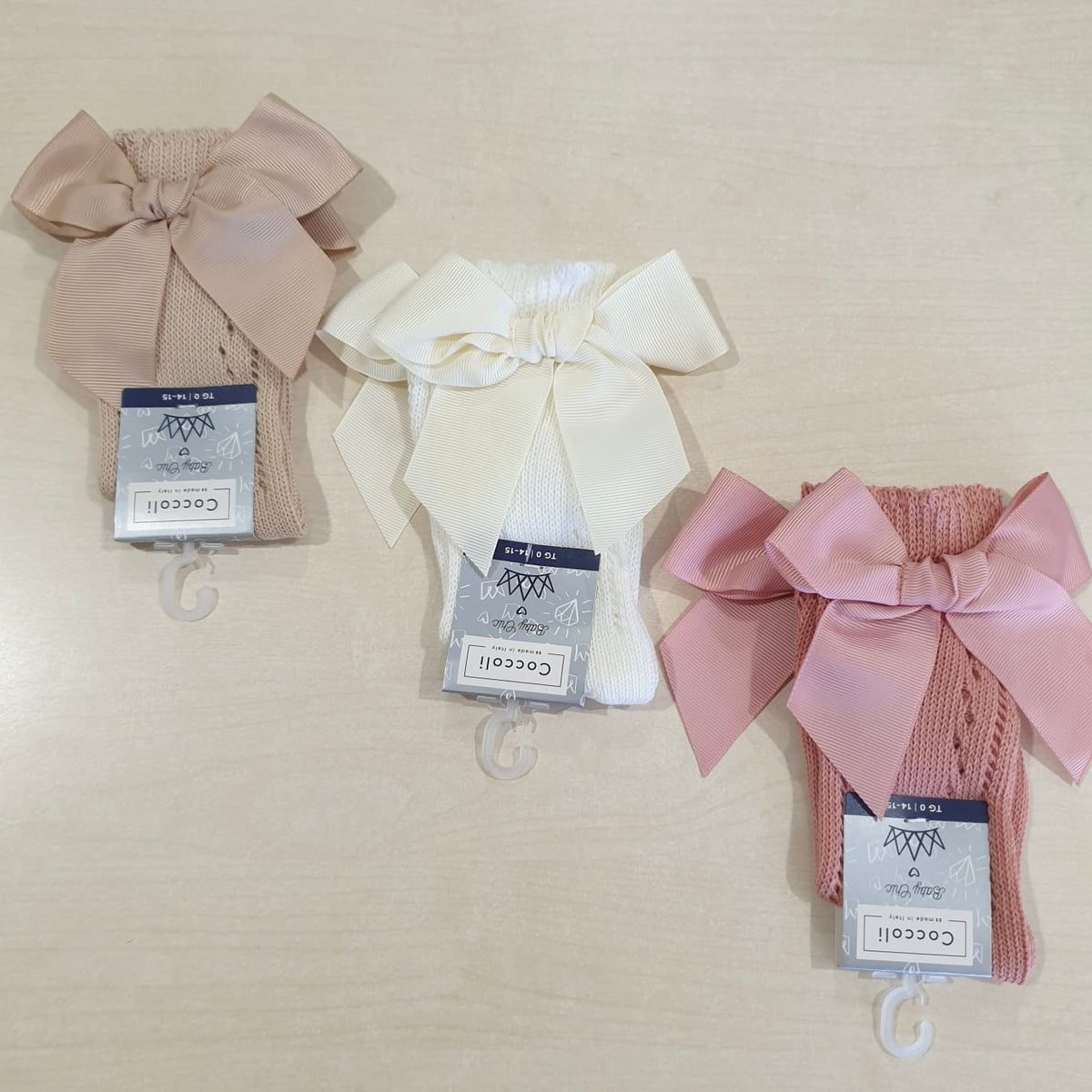 Calze lunghe neonata in caldo cotone – confezione da 6 paia assortite