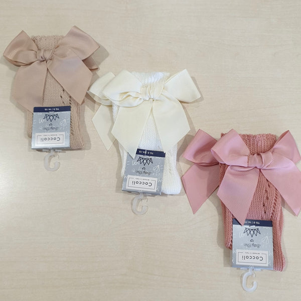 Calze lunghe neonata in caldo cotone – confezione da 6 paia assortite