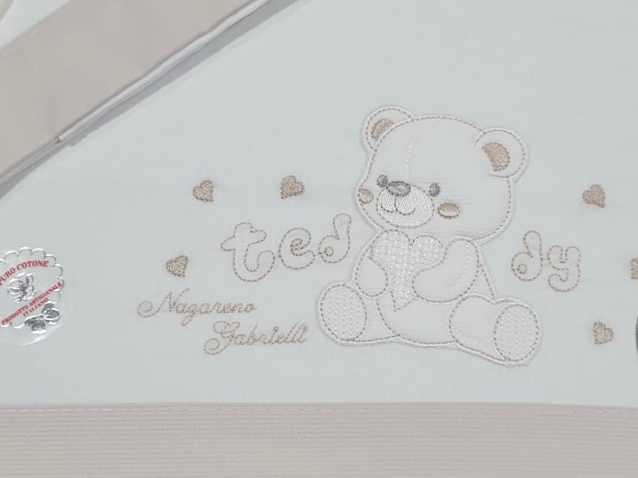 Lenzuolino per culletta next to me teddy