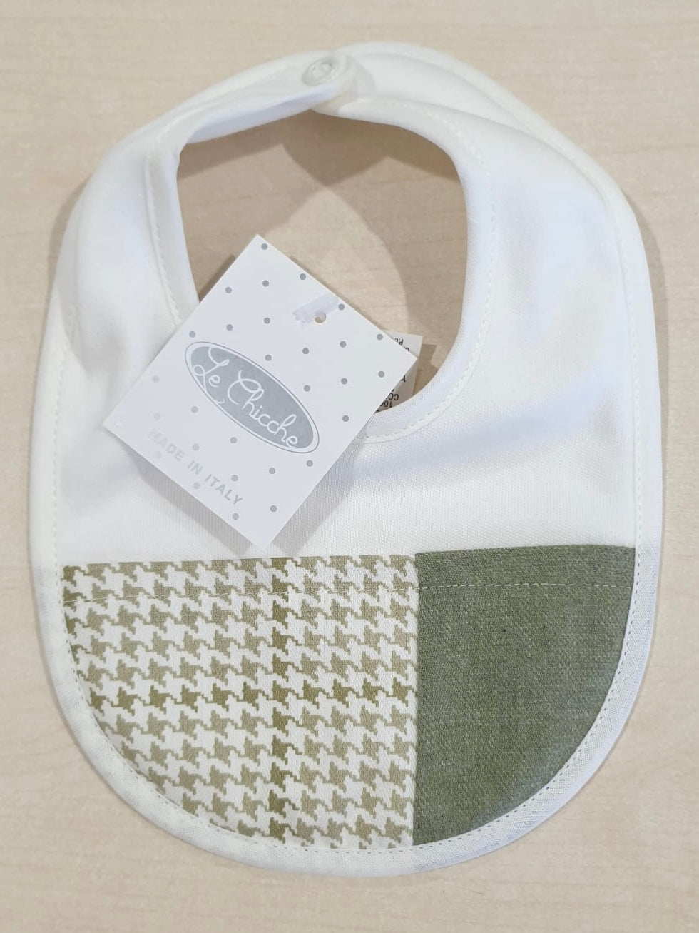 Bavetta in cotone interlock neonato
