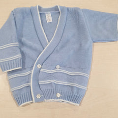 Incrociatino in misto lana per neonato