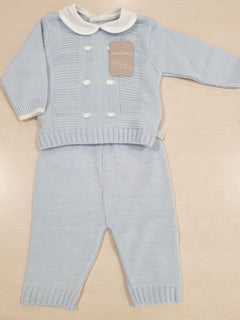Completino 2 pz in maglia calda