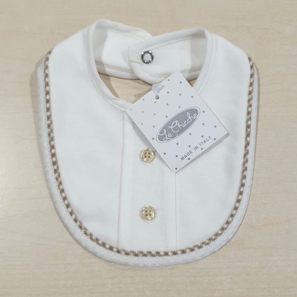 Bavetta in cotone interlock stile camicia