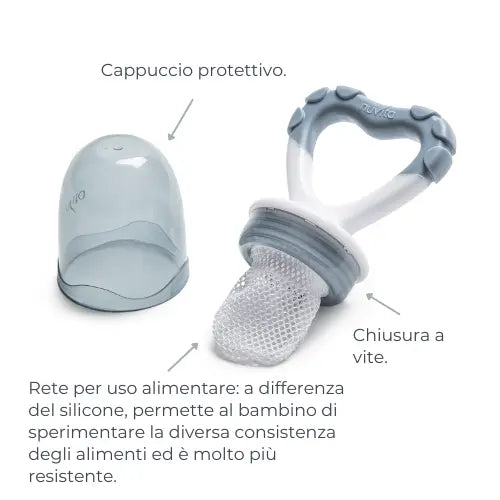 Mangia frutta e Massaggiagengive 2 in 1 - Flavorillo 1417 Nuvita