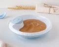 Piatto termico con ventose azzurro Kiokids