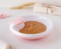 Piatto termico con ventose rosa Kiokids