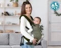 Marsupio bebe neoprene verde Kiokids